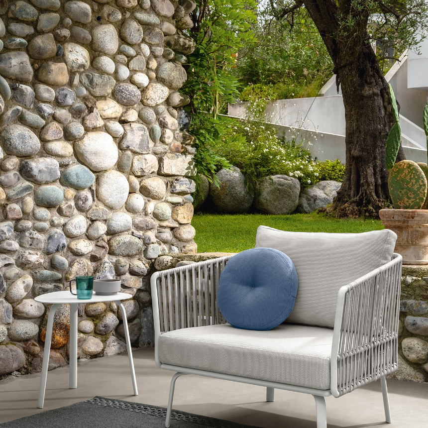 Elastic Rope Outdoor Living Armchair | Talenti Milo | Italianfurniture.com