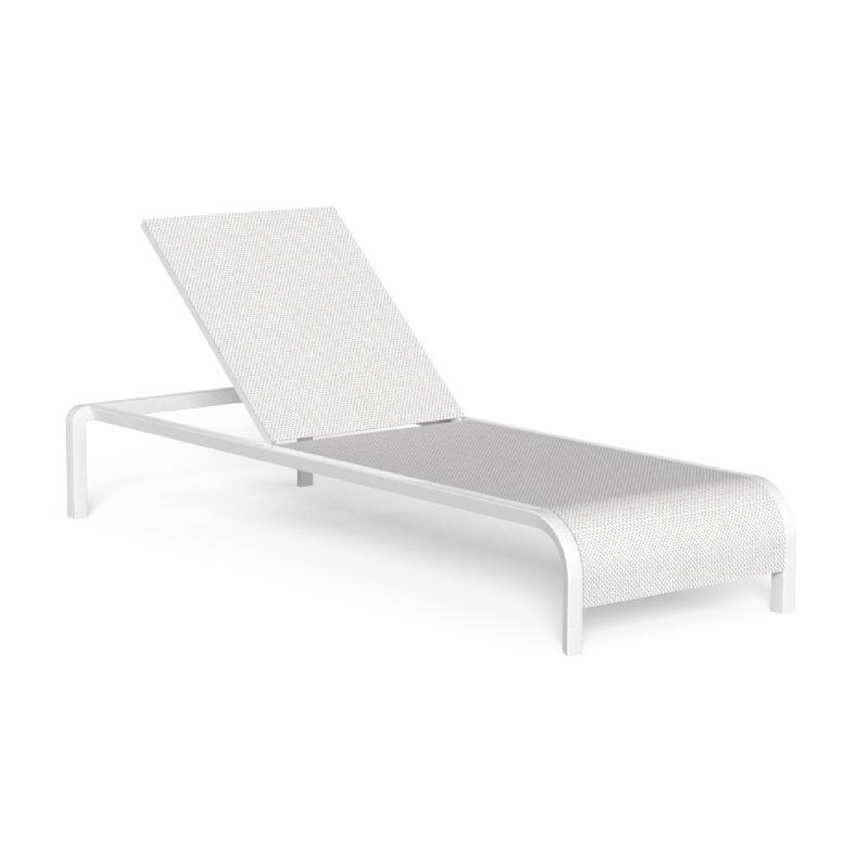 Stackable Reclining Sun Lounger | Talenti Milo | Italianfurniture.com