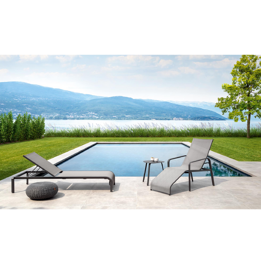 Stackable Reclining Sun Lounger | Talenti Milo | Italianfurniture.com