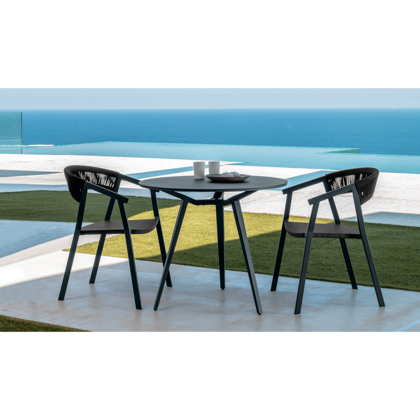 Outdoor Round Tripod Dining Table | Talenti Milo | Italianfurniture.com