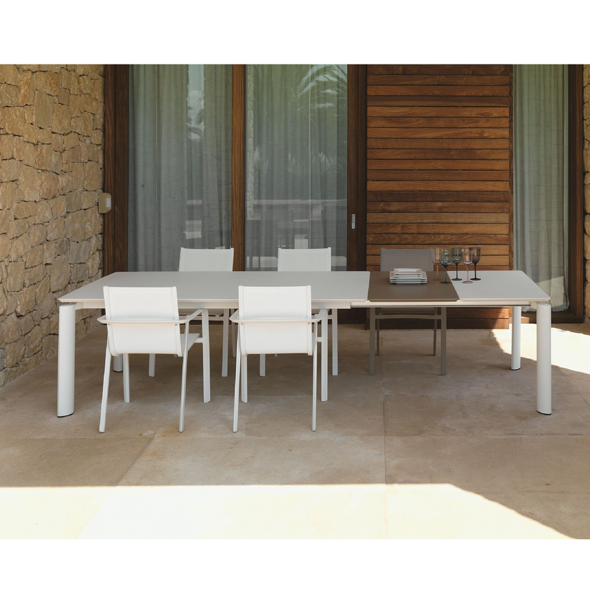 Outdoor Aluminum Frame Dining Table | Talenti Milo | Italianfurniture.com