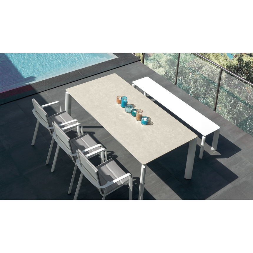 Outdoor Ceramic Top Dining Table | Talenti Milo | Italianfurniture.com
