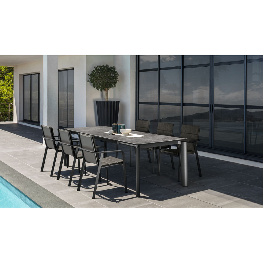 Outdoor Ceramic Top Dining Table | Talenti Milo | Italianfurniture.com
