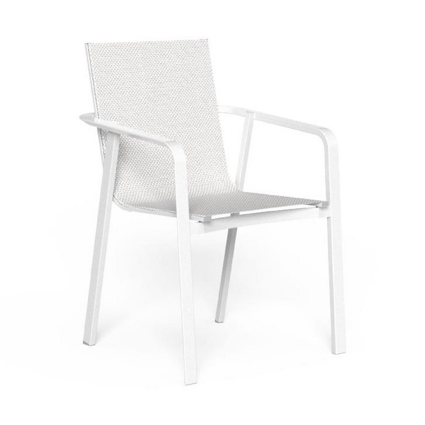 Outdoor Textilene Dining Armchair | Talenti Milo | Italianfurniture.com