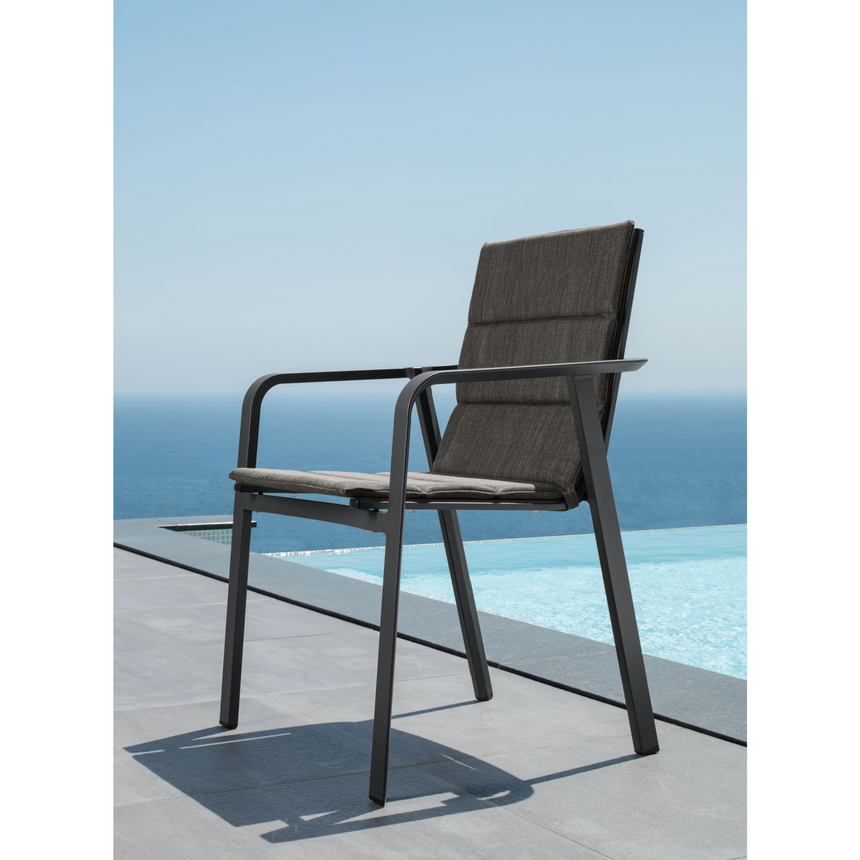 Outdoor Textilene Dining Armchair | Talenti Milo | Italianfurniture.com