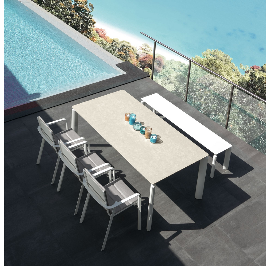 Outdoor Textilene Dining Armchair | Talenti Milo | Italianfurniture.com