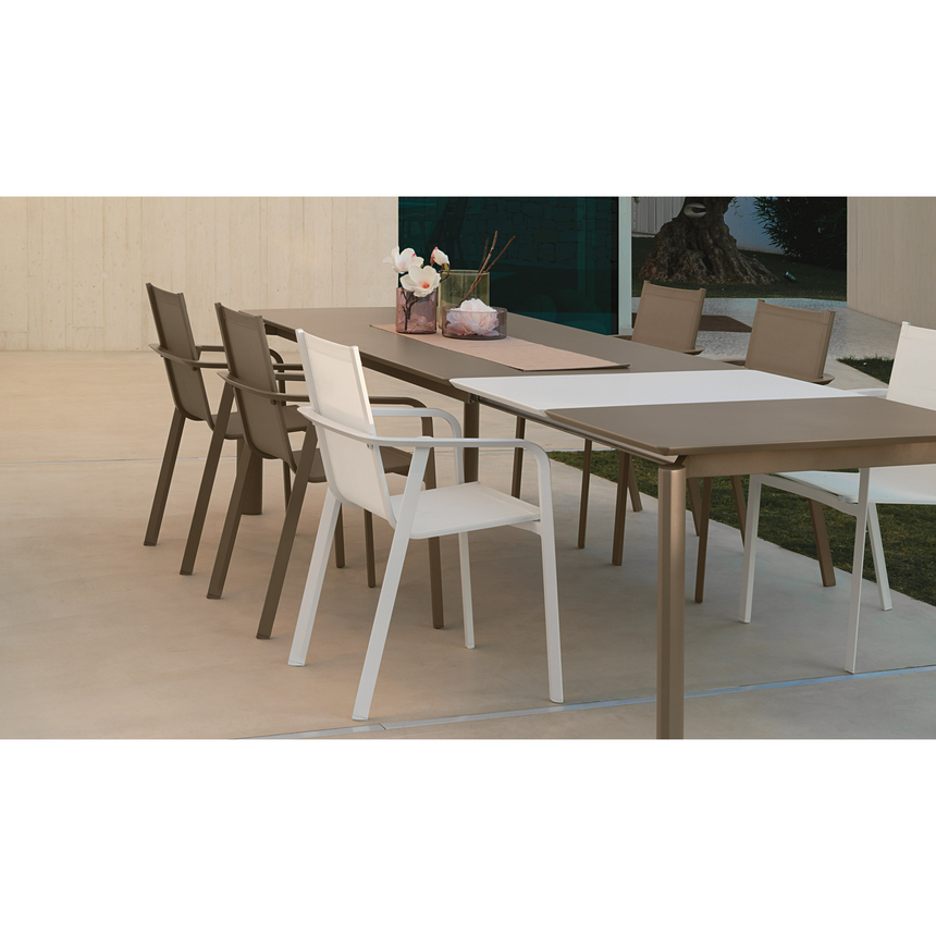 Outdoor Textilene Dining Armchair | Talenti Milo | Italianfurniture.com