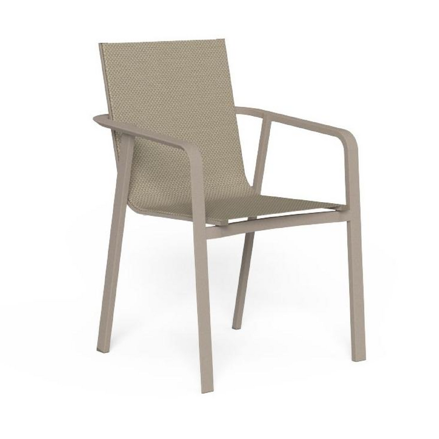 Outdoor Textilene Dining Armchair | Talenti Milo | Italianfurniture.com