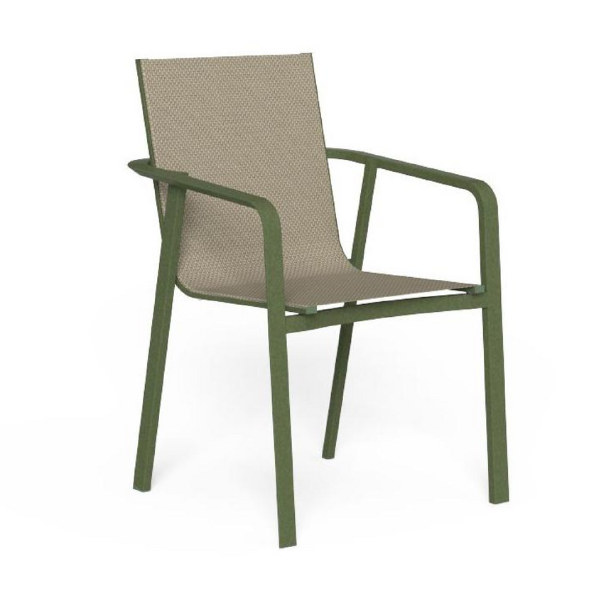 Outdoor Textilene Dining Armchair | Talenti Milo | Italianfurniture.com