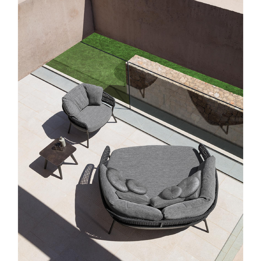 Curved Rope Cushioned Daybed | Talenti Moon | Italianfurniture.com