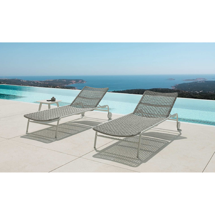 Braided Rope Sunbed | Talenti Moon | Italianfurniture.com