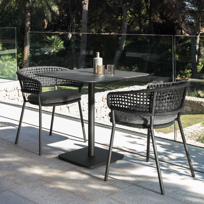 Curved Rope Outdoor Dining Chair | Talenti Moon | Italianfurniture.com