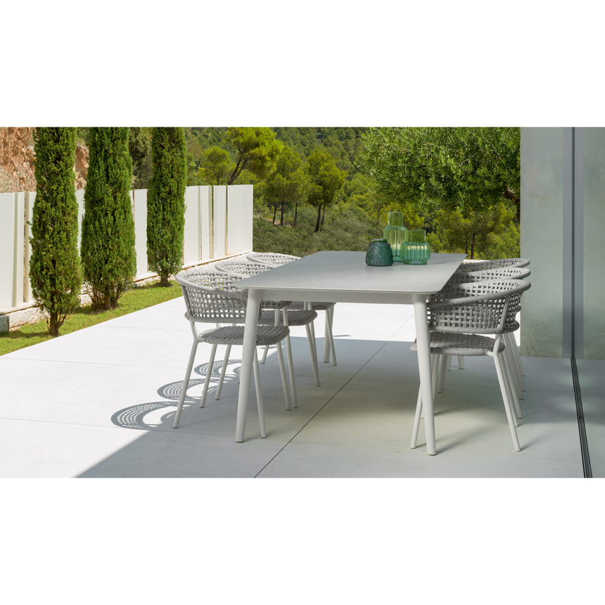 Curved Rope Outdoor Dining Chair | Talenti Moon | Italianfurniture.com