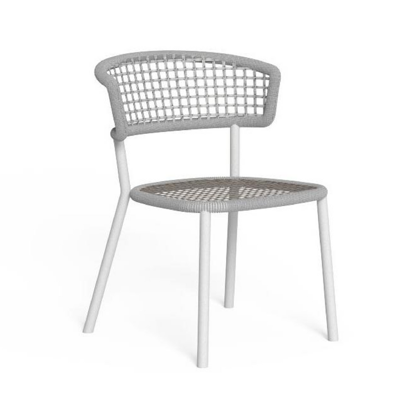Curved Rope Outdoor Dining Chair | Talenti Moon | Italianfurniture.com