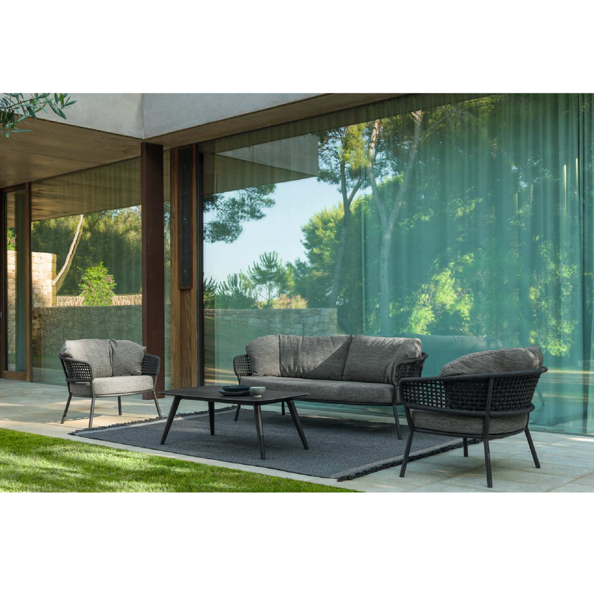 Ceramic Extendible Outdoor Dining Table | Talenti Moon | Italianfurniture.com