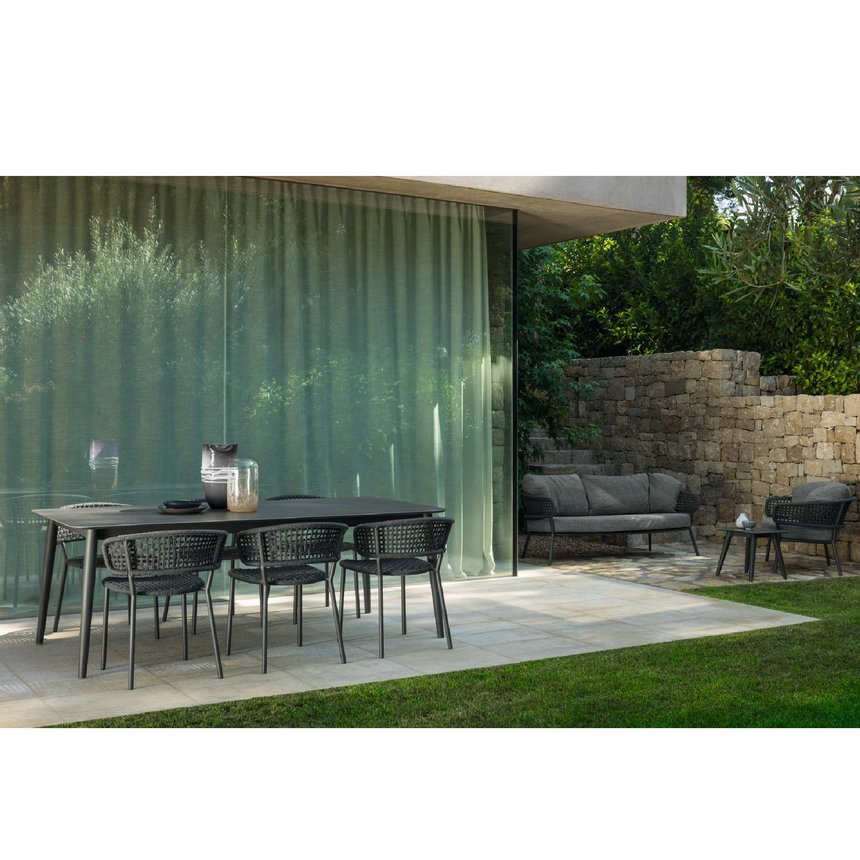 Aluminum Extendible Outdoor Dining Table | Talenti Moon | Italianfurniture.com