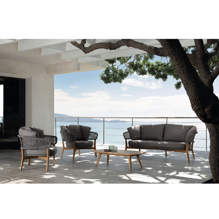 Gray Top Outdoor Coffee Table | Talenti Moon | Italianfurniture.com