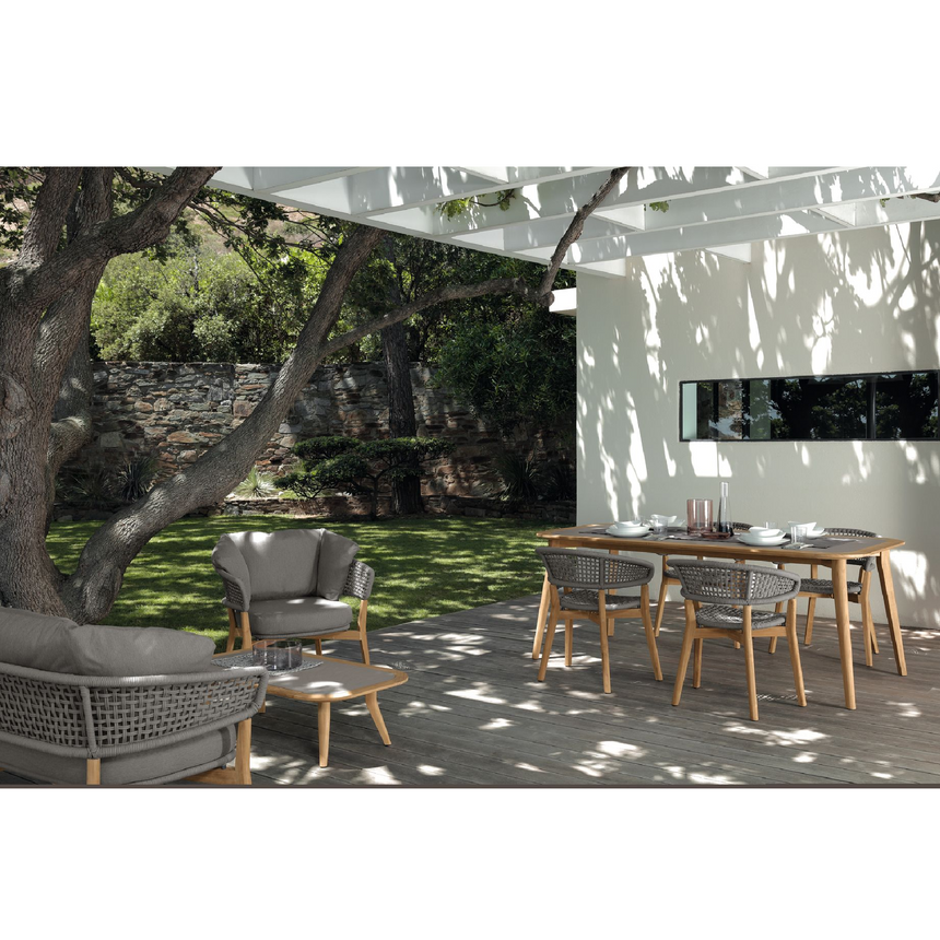 Gray Top Outdoor Coffee Table | Talenti Moon | Italianfurniture.com