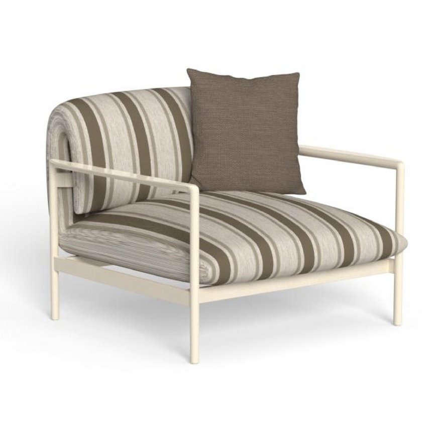 Striped Outdoor Living Armchair | Talenti Nalu | Italianfurniture.com