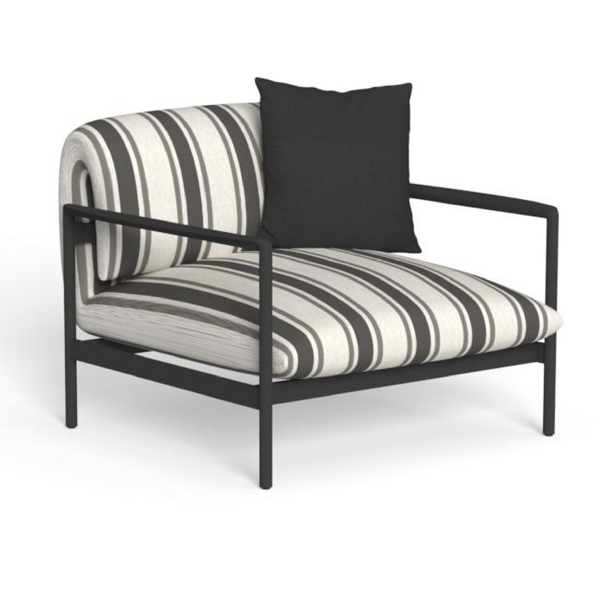 Striped Outdoor Living Armchair | Talenti Nalu | Italianfurniture.com