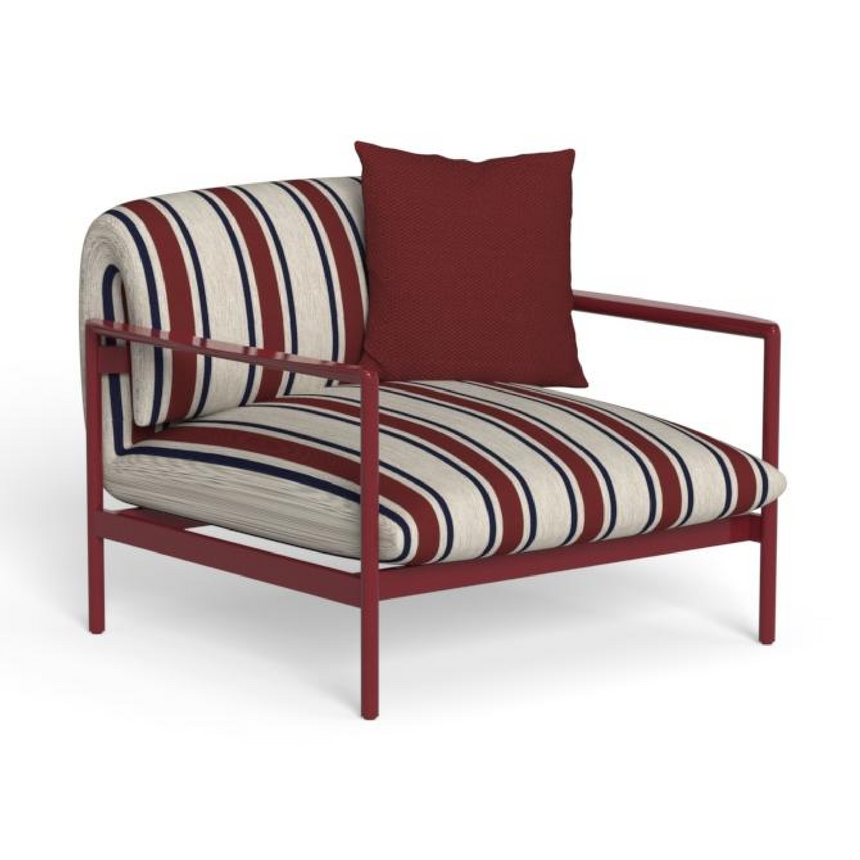 Striped Outdoor Living Armchair | Talenti Nalu | Italianfurniture.com