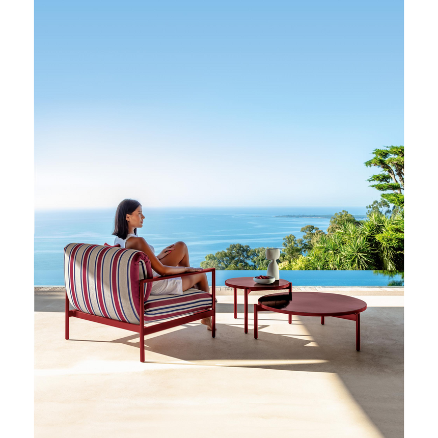 Striped Outdoor Living Armchair | Talenti Nalu | Italianfurniture.com