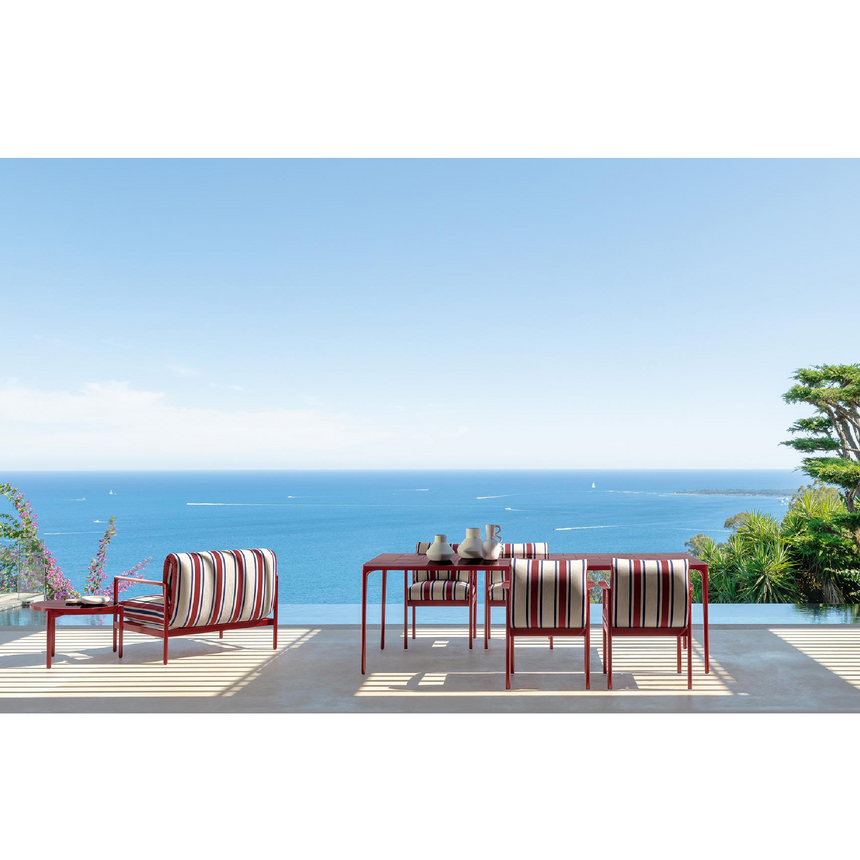 Striped Outdoor Dining Armchair | Talenti Nalu | Italianfurniture.com