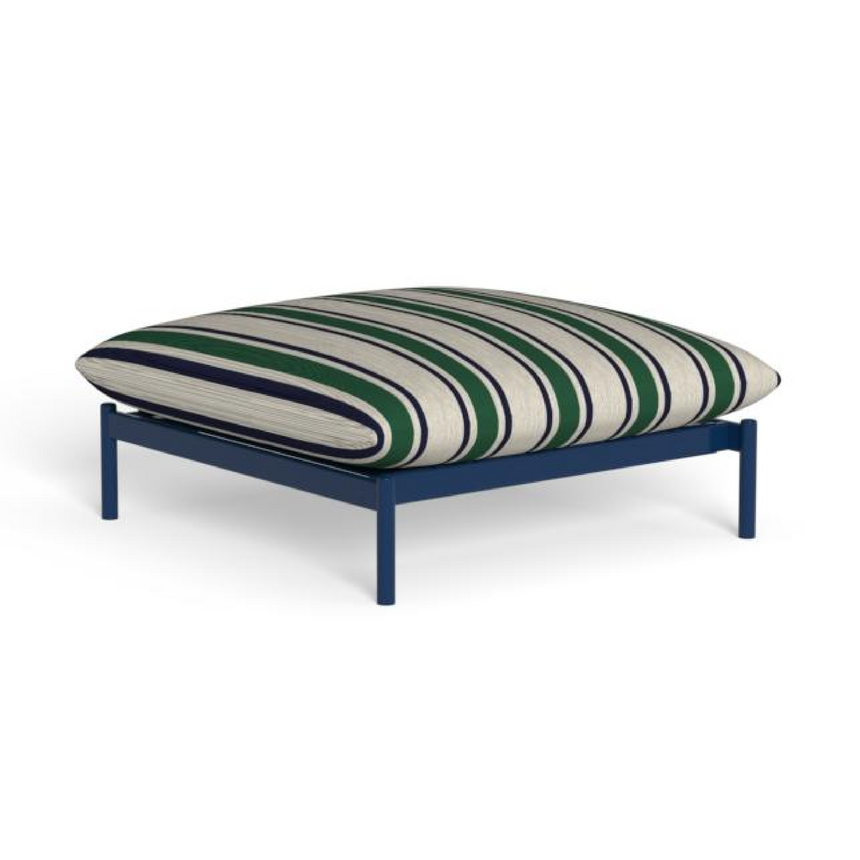 Striped Outdoor Ottoman | Talenti Nalu | Italianfurniture.com