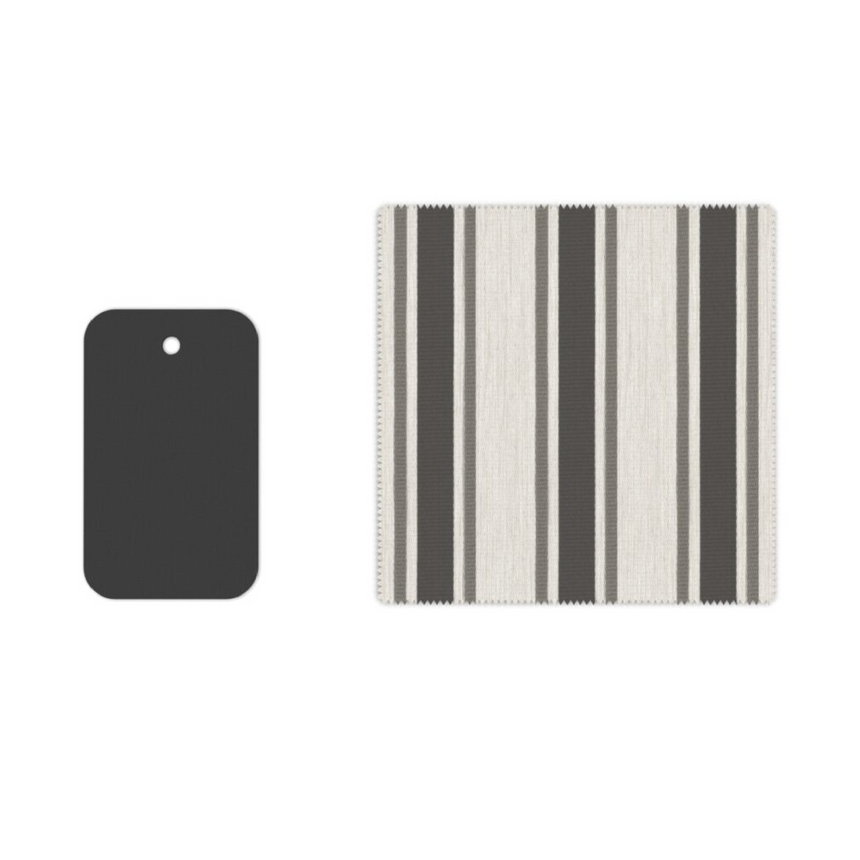 Striped Outdoor Ottoman | Talenti Nalu | Italianfurniture.com