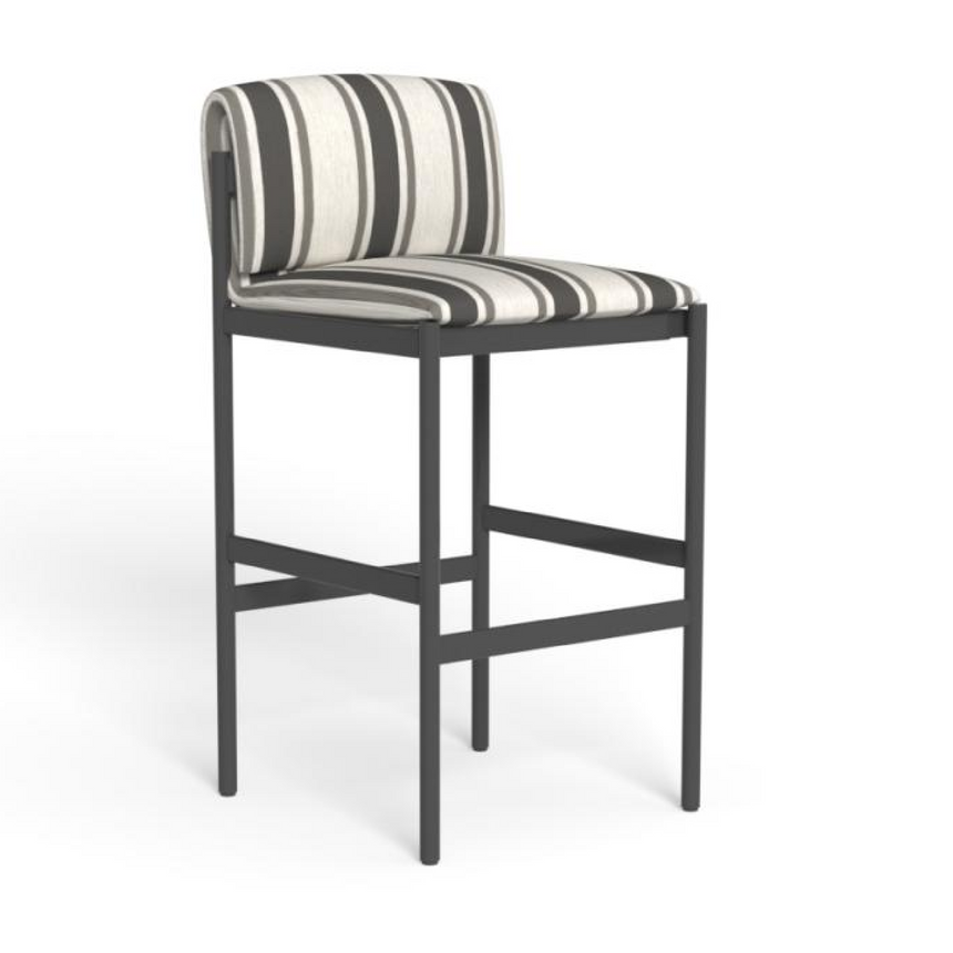 Striped Outdoor Bar Stool | Talenti Nalu | Italianfurniture.com