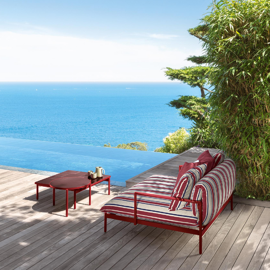 Glazed Stoneware Outdoor Coffee Table | Talenti Nalu | Italianfurniture.com