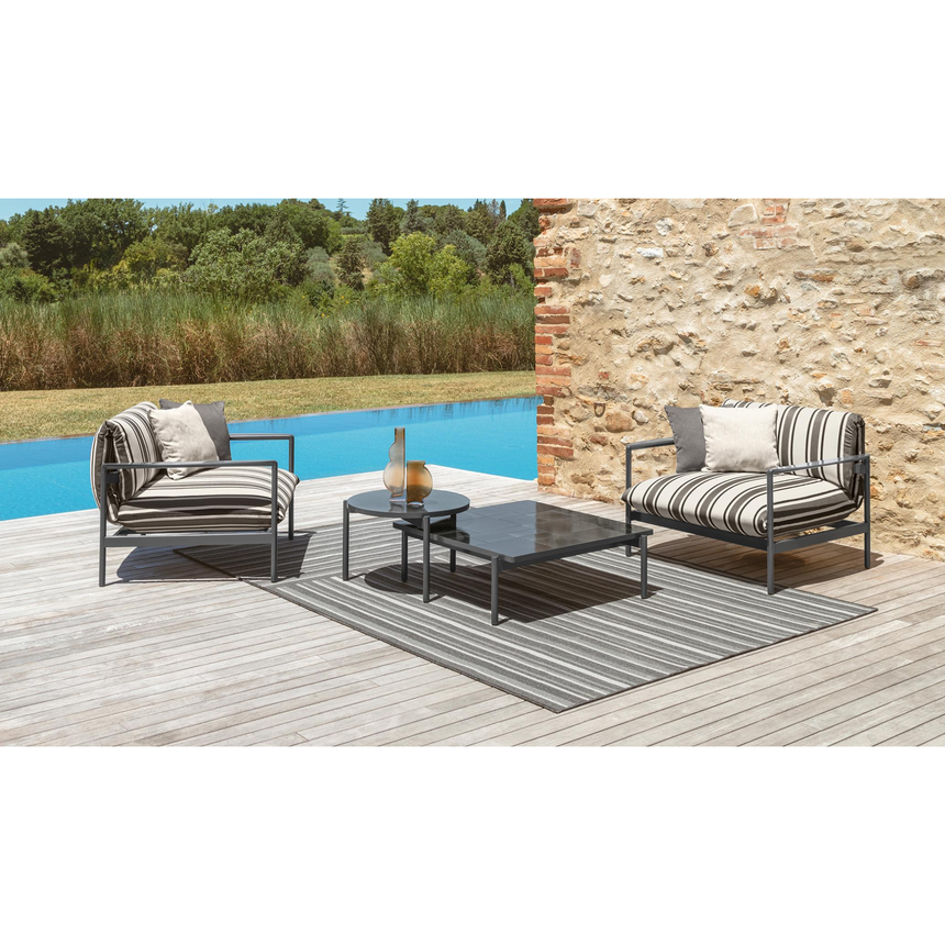 Glazed Stoneware Outdoor Coffee Table | Talenti Nalu | Italianfurniture.com