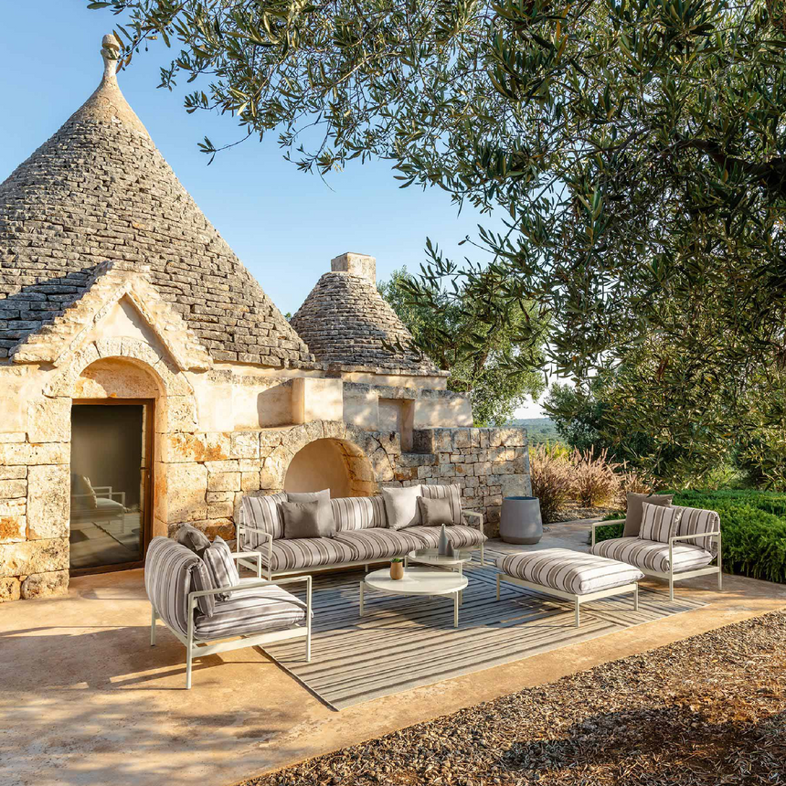 Stoneware Round Outdoor Coffee Table | Talenti Nalu | Italianfurniture.com