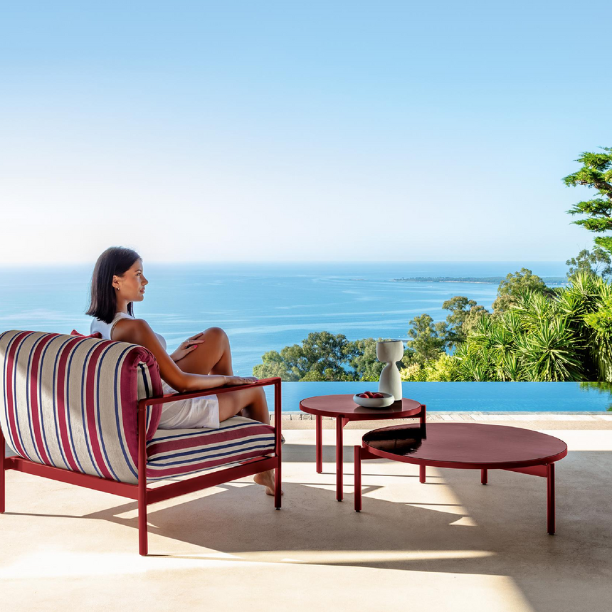 Stoneware Round Outdoor Coffee Table | Talenti Nalu | Italianfurniture.com