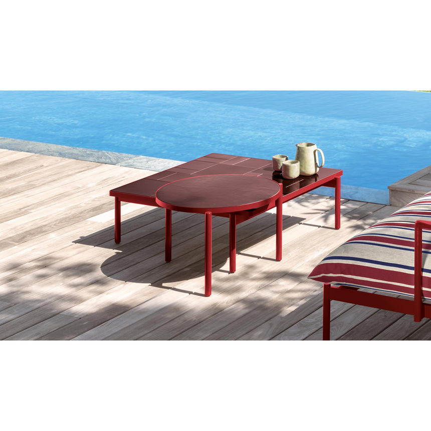 Stoneware Round Outdoor Coffee Table | Talenti Nalu | Italianfurniture.com