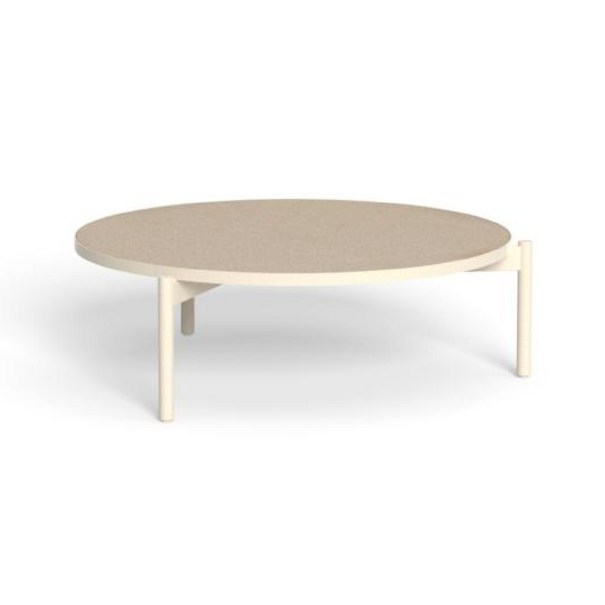 Stoneware Round Outdoor Coffee Table | Talenti Nalu | Italianfurniture.com