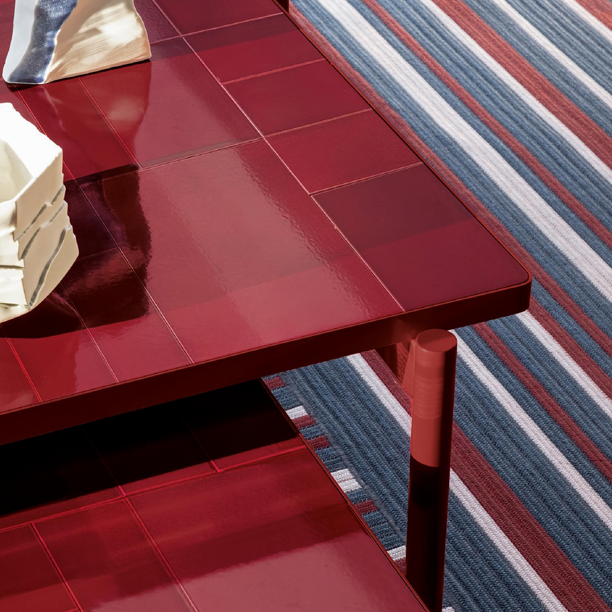 Glazed Stoneware Outdoor Dining Table | Talenti Nalu | Italianfurniture.com