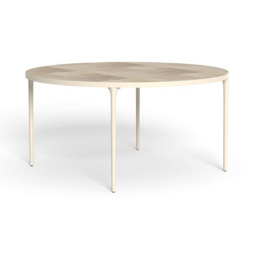 Stoneware Round Outdoor Dining Table | Talenti Nalu | Italianfurniture.com