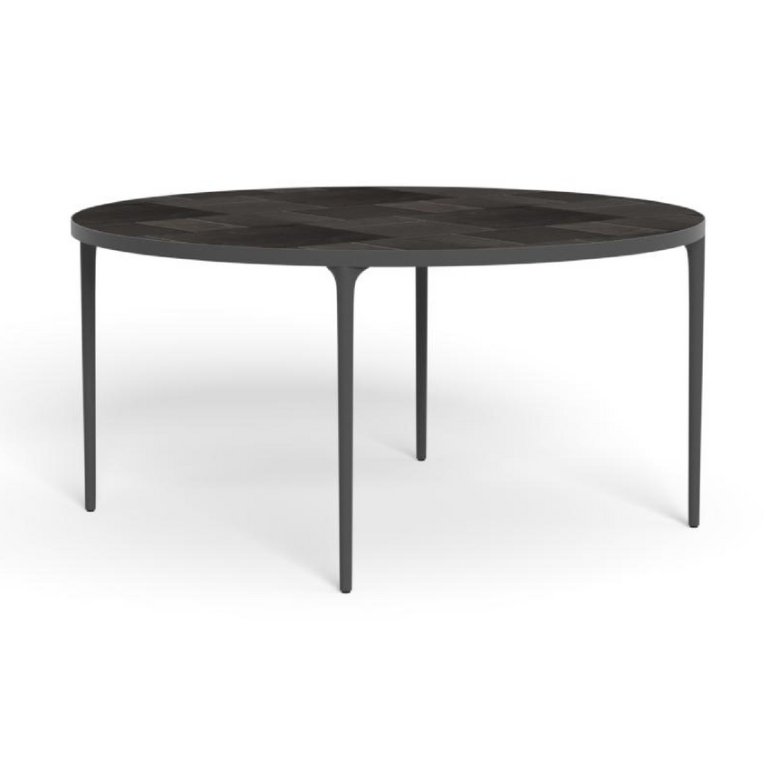 Stoneware Round Outdoor Dining Table | Talenti Nalu | Italianfurniture.com