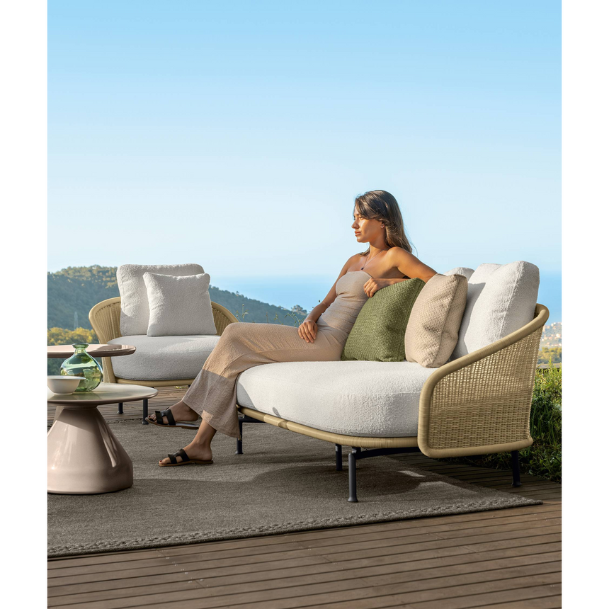 Wicker Back Outdoor Sofa | Talenti Nido | Italianfurniture.com
