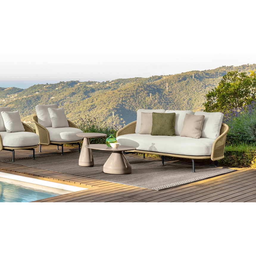 Wicker Back Outdoor Sofa | Talenti Nido | Italianfurniture.com