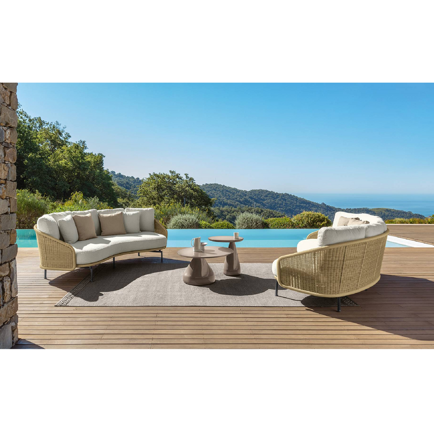 Wicker Back Outdoor Sofa | Talenti Nido | Italianfurniture.com