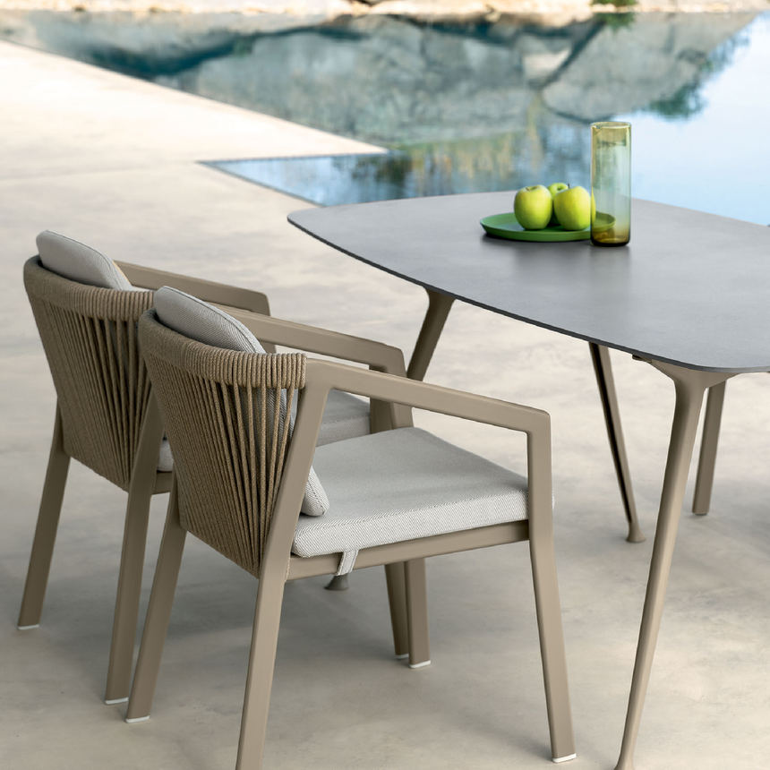 Outdoor Rope Dining Armchair | Talenti Nova | Italianfurniture.com