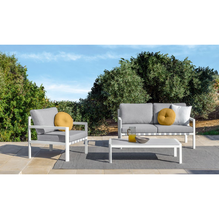 Aluminum Padded Outdoor Sofa | Talenti Nunù | Italianfurniture.com