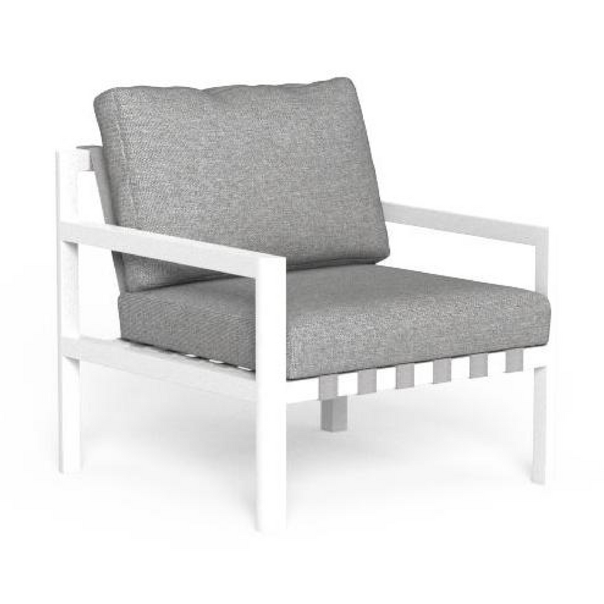 Aluminum Padded Outdoor Living Armchair | Talenti Nunù | Italianfurniture.com