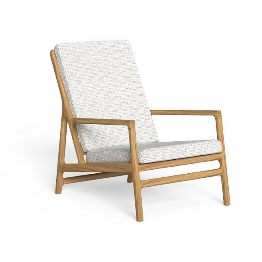 Wooden Bar Outdoor Lounge Armchair | Talenti Oliver | Italianfurniture.com
