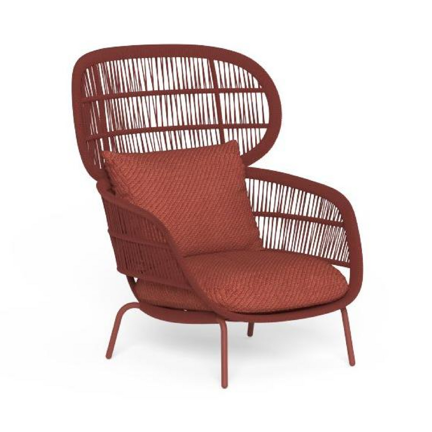 Outdoor Nautical Rope Bergere Chair | Talenti Panama | Italianfurniture.com