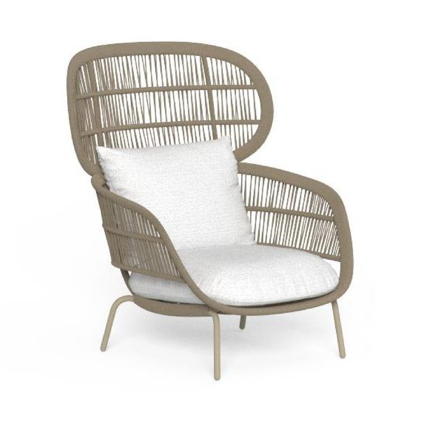 Outdoor Nautical Rope Bergere Chair | Talenti Panama | Italianfurniture.com