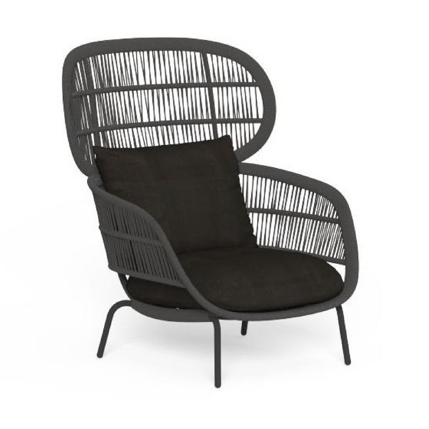 Outdoor Nautical Rope Bergere Chair | Talenti Panama | Italianfurniture.com