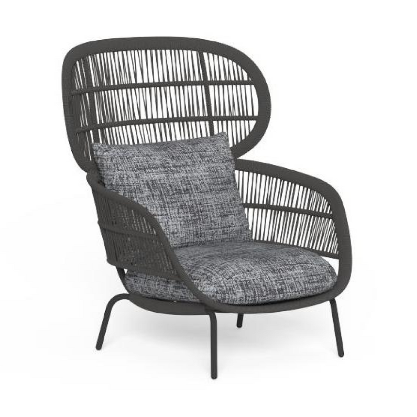 Outdoor Nautical Rope Bergere Chair | Talenti Panama | Italianfurniture.com